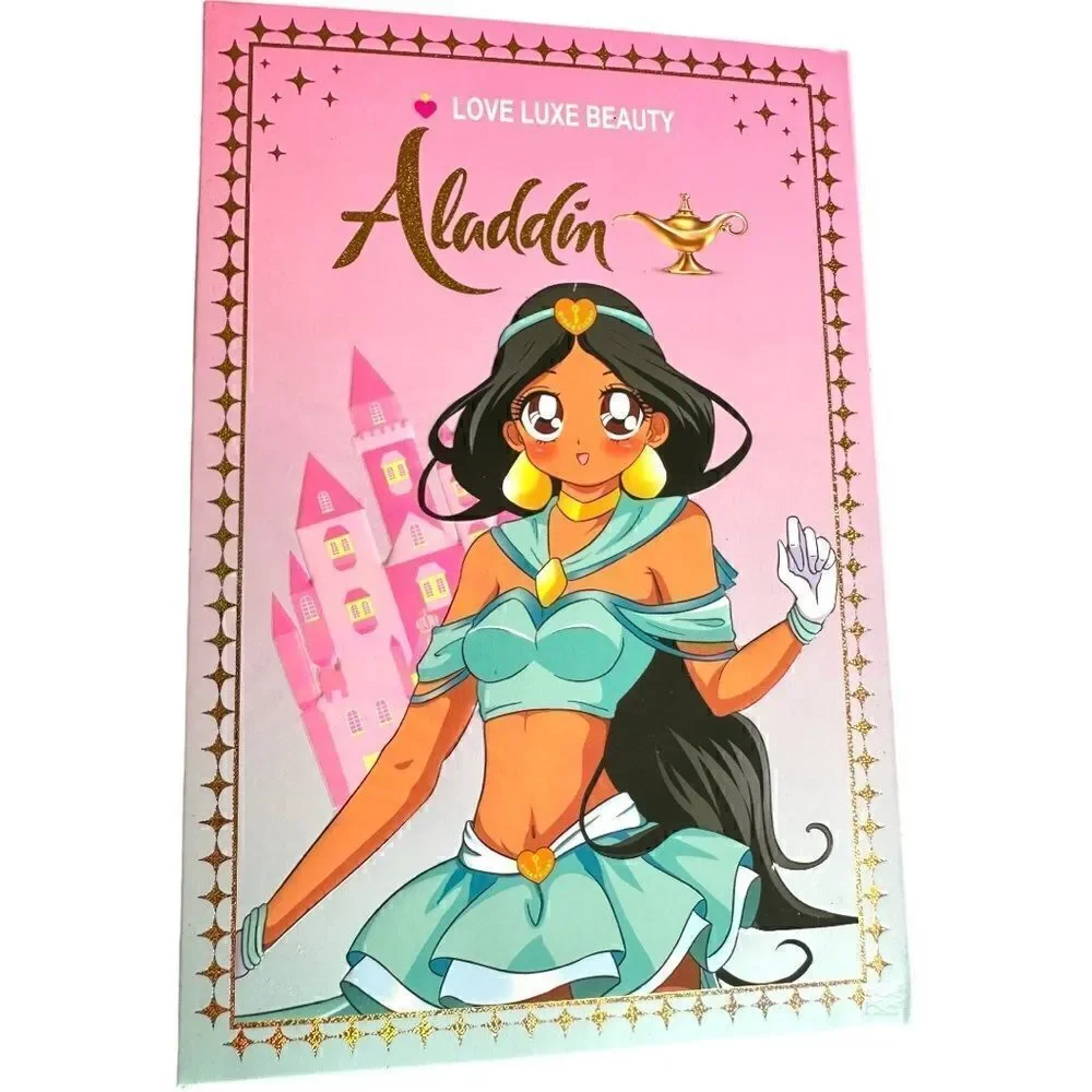 NWT PALETTE Jasmine The Princess Set Aladdin Love luxe Beauty 16 shad…